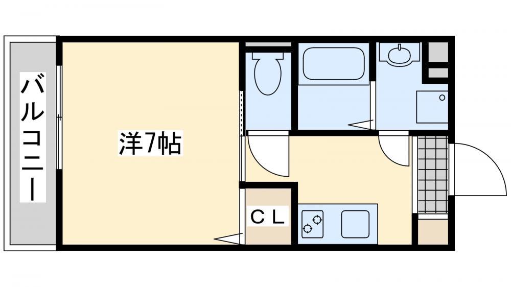 GRAN REGALE(1K/5階)の間取り写真
