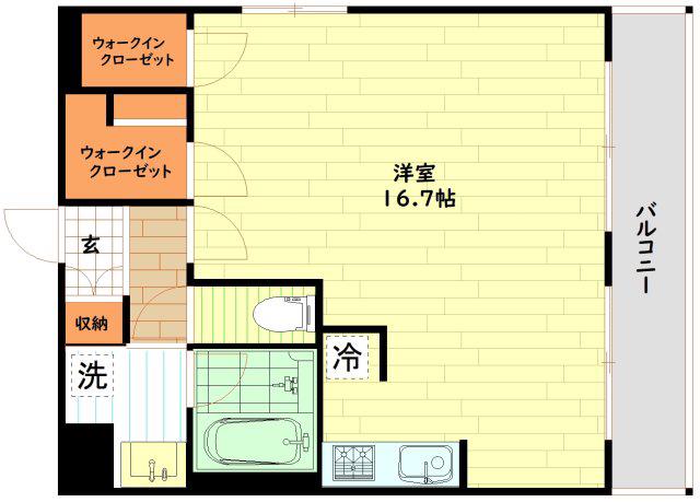 レオンコンフォート新梅田(ワンルーム/9階)の間取り写真
