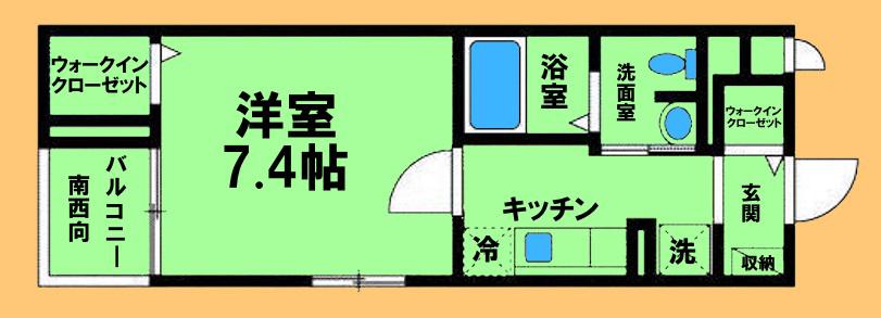 KENT.S(1K/3階)の間取り写真