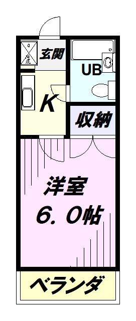 ザ・リバーパレス(1K/3階)の間取り写真