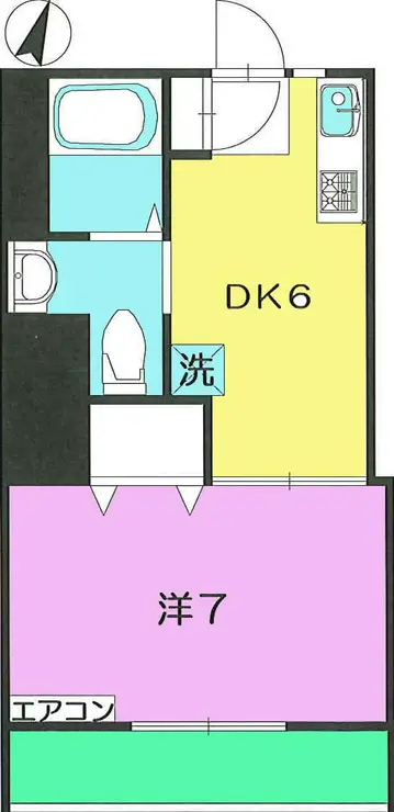 胡桃ガーデン 1階階 間取り