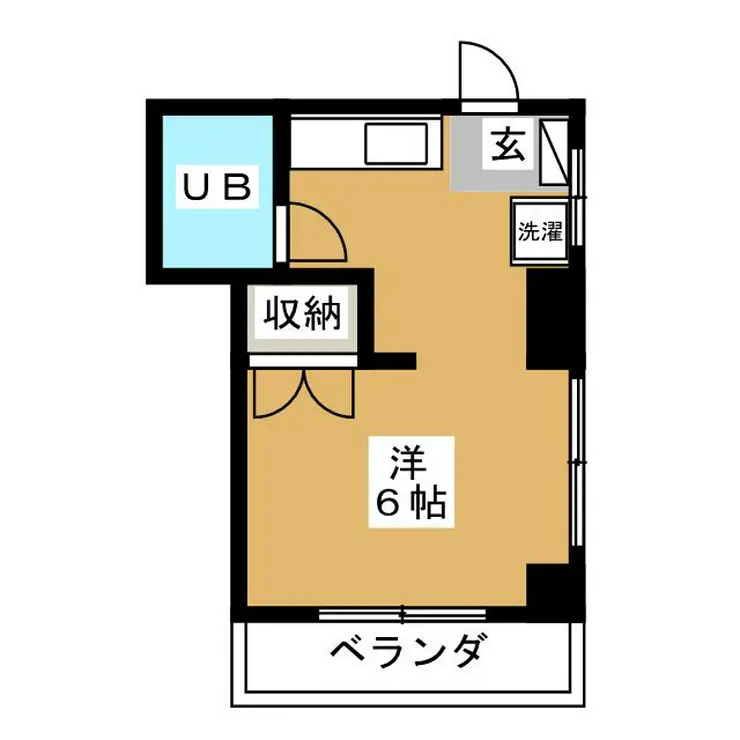 コーポ三恵 2階階 間取り