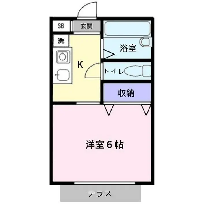 メゾンオーキスA 1階階 間取り