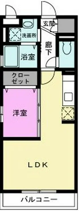 ベルブランカ 2階階 間取り