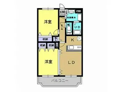 Y&M SOCIE(2LDK/1階)の間取り写真