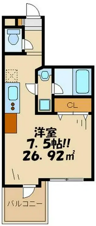 グラーレ・バイロイト 8階階 間取り