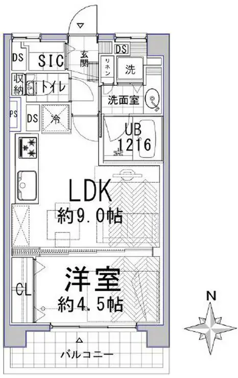 三田マンション 2階階 間取り