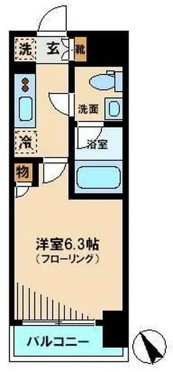 グラントゥルース練馬III 9階階 間取り