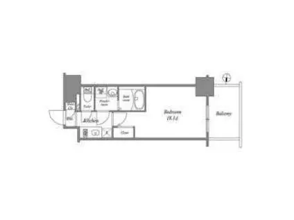 エスリード新栄マルス(1K/3階)の間取り写真