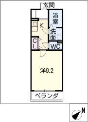 SMILE ITO(1K/1階)の間取り写真