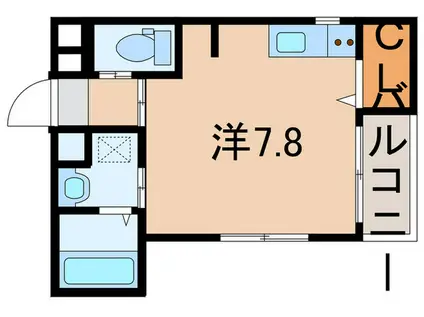 AVENIR NIGAWA(ワンルーム/1階)の間取り写真