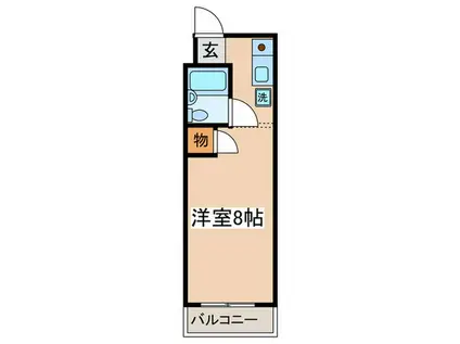 メゾン飯嶋(ワンルーム/3階)の間取り写真