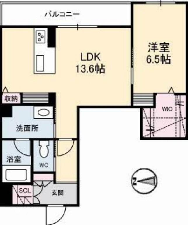 シャーメゾンステージ大島(1LDK/3階)の間取り写真