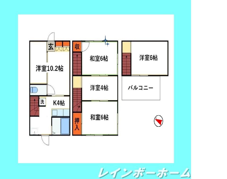 TSエスコート(5K/1階)の間取り写真