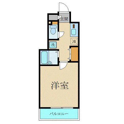 エステムコート池袋PRIMEAXIA(1K/10階)の間取り写真