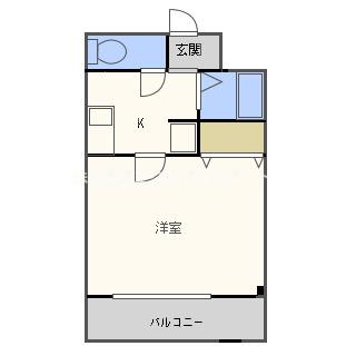 アプローズ堂島ーー(1K/5階)の間取り写真