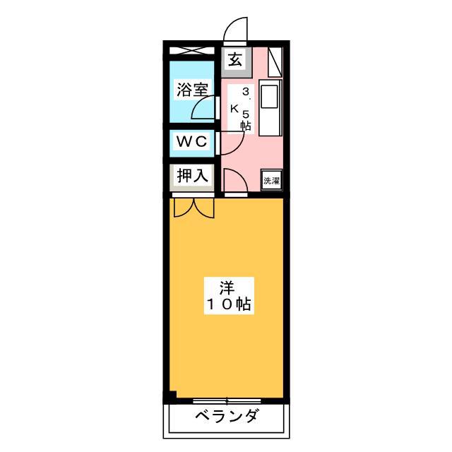 ATTO HOUSE AY(1K/1階)の間取り写真