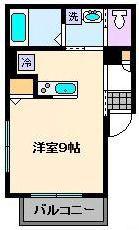 OGURA STUDIO(1K/1階)の間取り写真