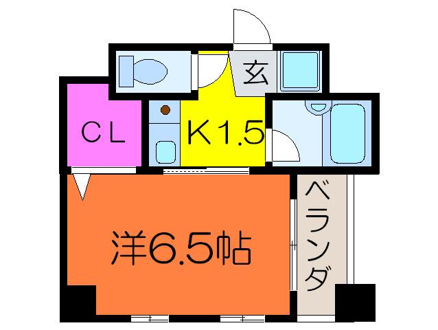 コンフォール練馬(1K/2階)の間取り写真