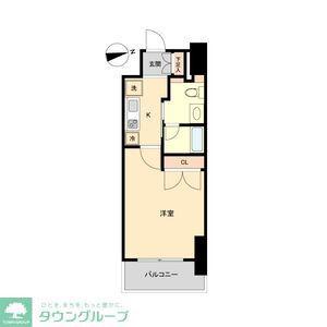 レジディア鶴舞(1K/11階)の間取り写真