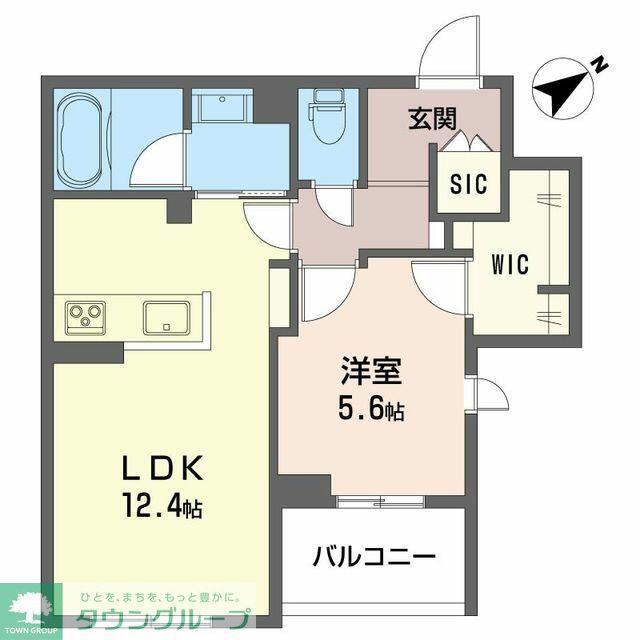 MAISON DE HINODE(1LDK/3階)の間取り写真