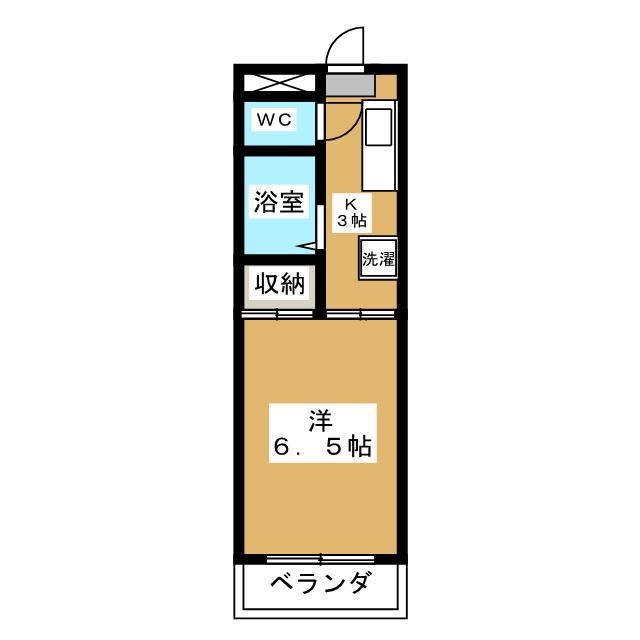 JS CLASSIC(1K/3階)の間取り写真