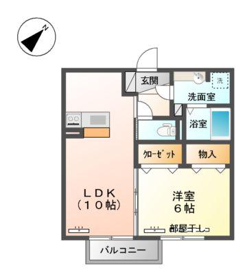グランルミエール高砂(1LDK/1階)の間取り写真