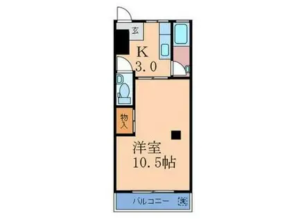 田中マンション(1K/2階)の間取り写真