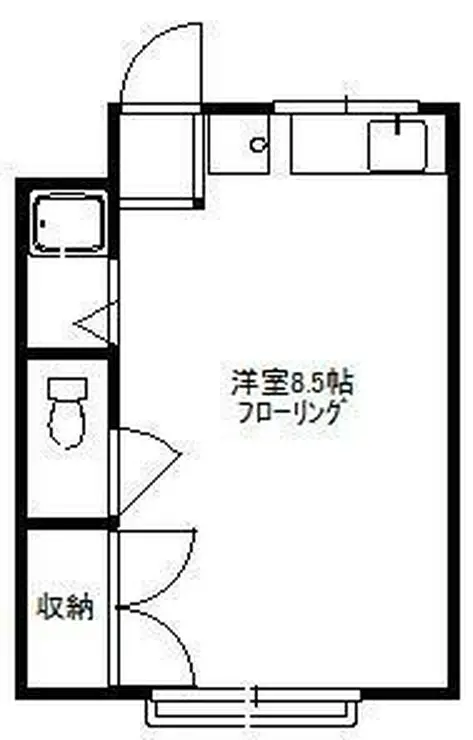 バードコーポII 2階階 間取り