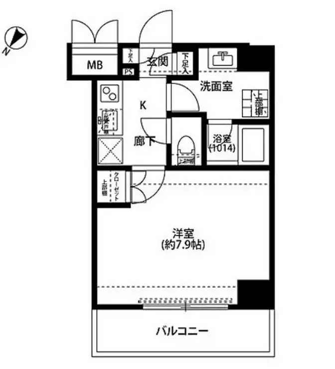 プレール・ドゥーク千歳烏山 2階階 間取り