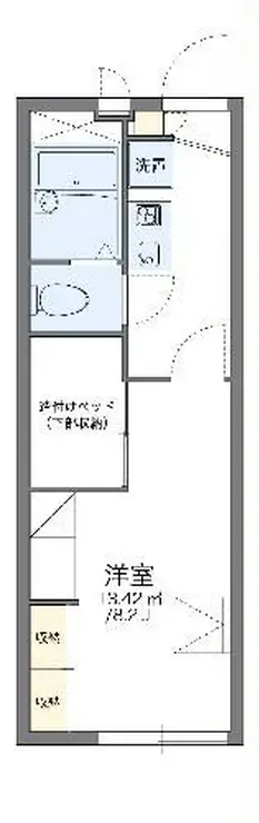レオパレスウィル 2階階 間取り