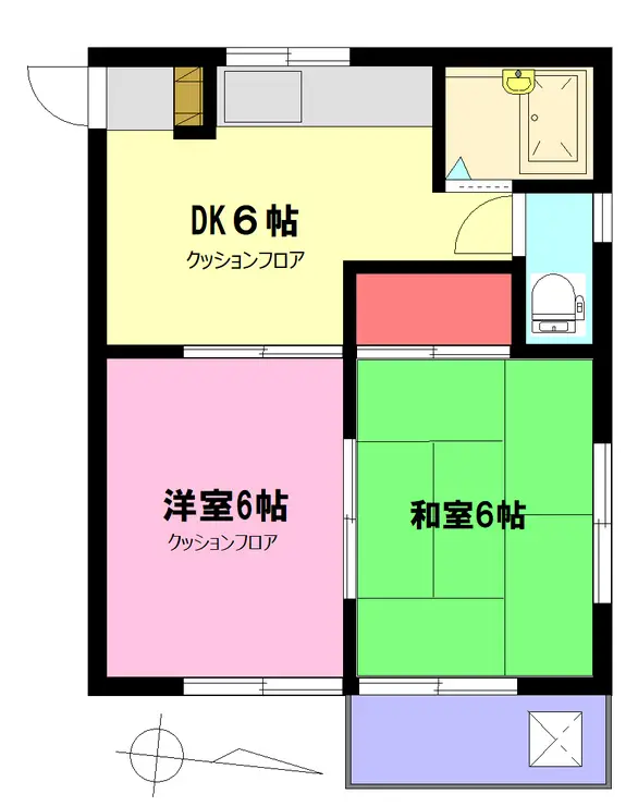 キンコウハウス 2階階 間取り