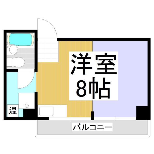 コーポ懐石舎(ワンルーム/4階)の間取り写真