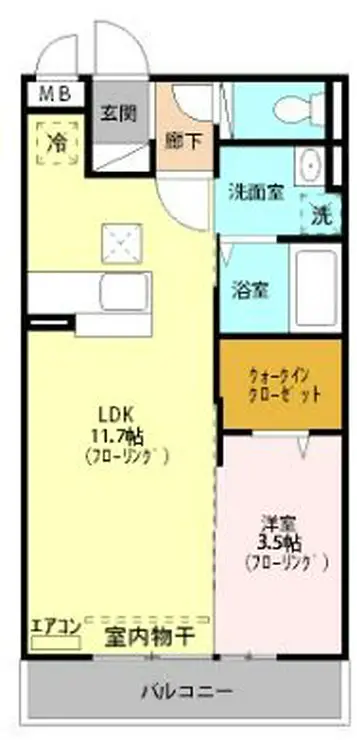 パストラル 3階階 間取り