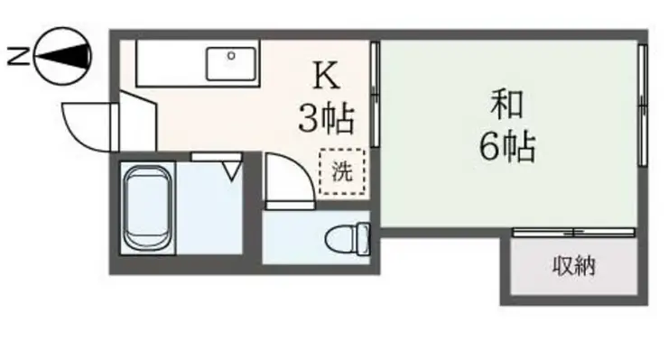 ドミール百人町 2階階 間取り