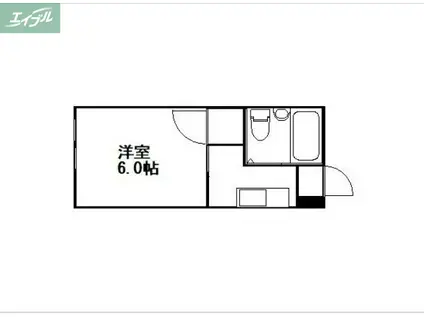 ファミール井上(1K/2階)の間取り写真