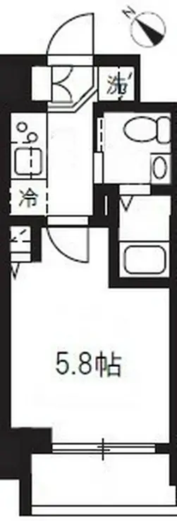 ハーモニーレジデンス新横浜 8階階 間取り