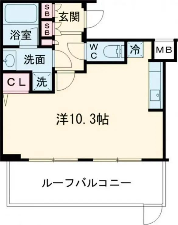 プレール・ドゥーク高井戸 5階階 間取り