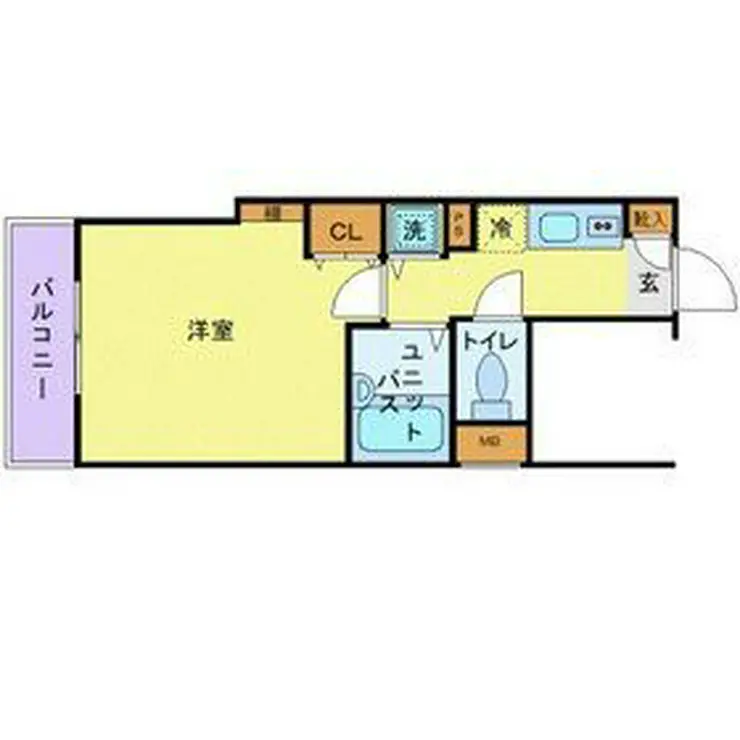 トーシンフェニックス高田馬場弐番館 1階階 間取り