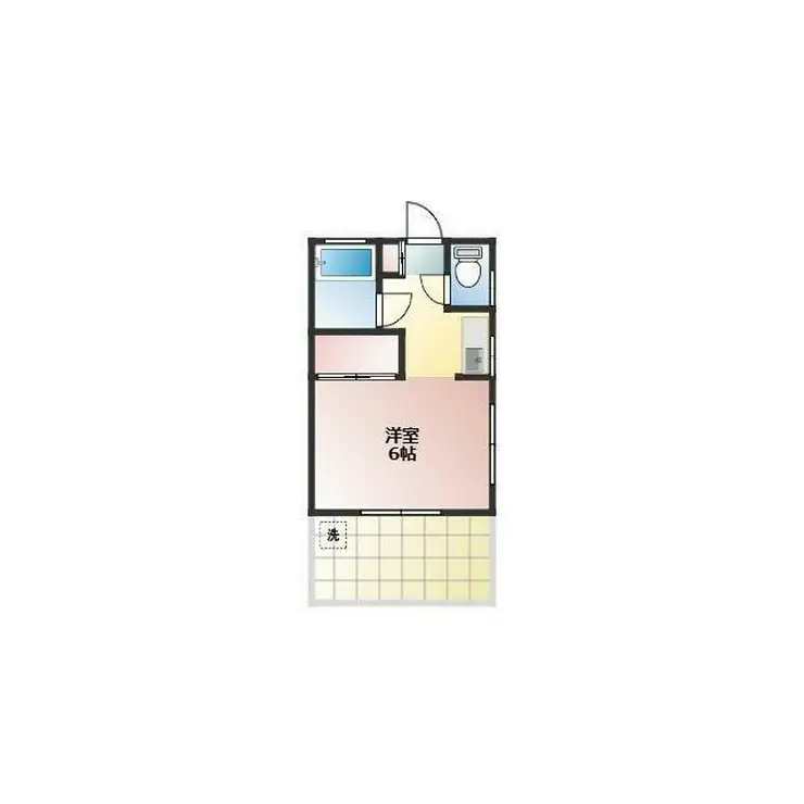 長岡マンション 4階階 間取り