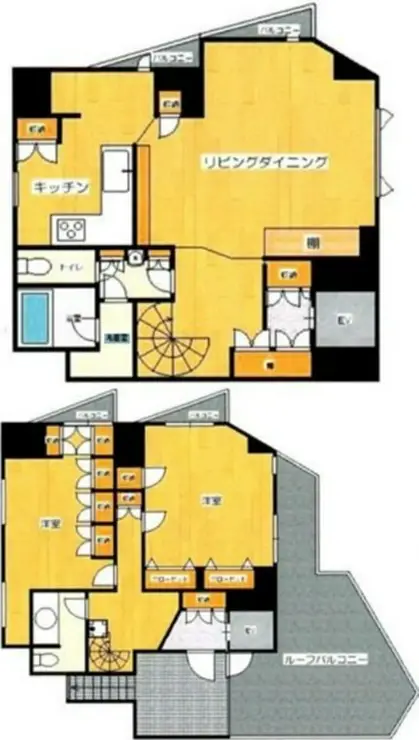 エスパスデパール 4階階 間取り