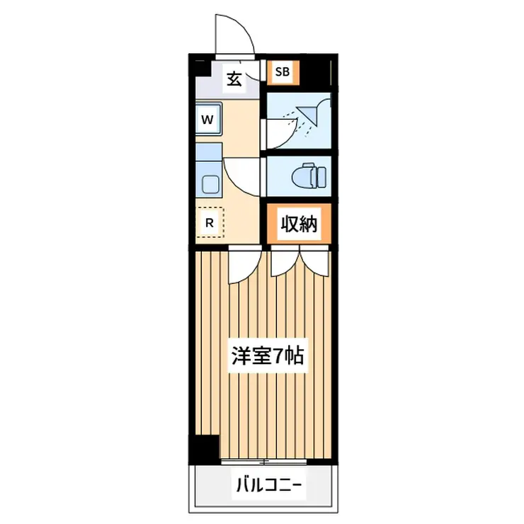 ナルセ33ハイム 4階階 間取り