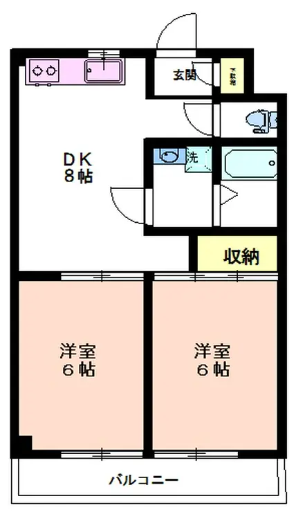 ブラッサム朝霞 3階階 間取り