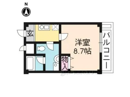 IL CASA KOHATA(1K/2階)の間取り写真