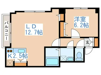 GRAN-D YS CONCEPT(1LDK/5階)の間取り写真