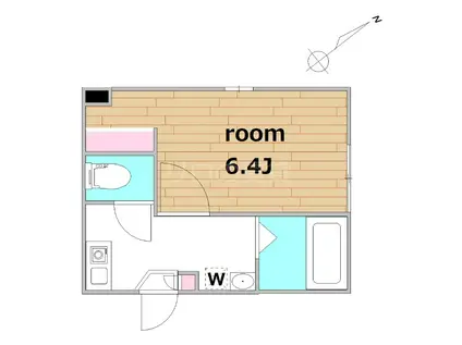 GRAN SEGRETO I(1K/2階)の間取り写真