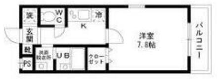 メゾンM&Y(1K/2階)の間取り写真