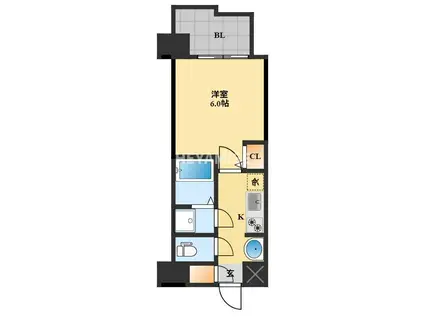 ヴィオラ花丘(1K/5階)の間取り写真