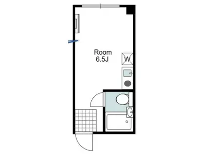 リバーサイド矢口(ワンルーム/3階)の間取り写真