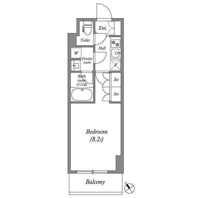 ACP RESIDENCE 西巣鴨(1K/3階)の間取り写真